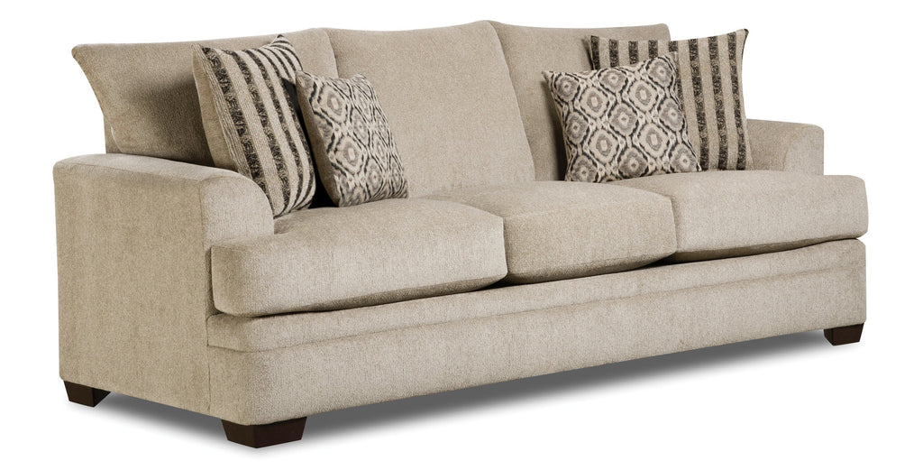 Cornell Platinum Sofa and Loveseat