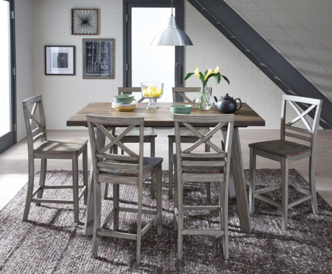 Fairhaven 5 Piece Pub Table and Four Pub Chairs