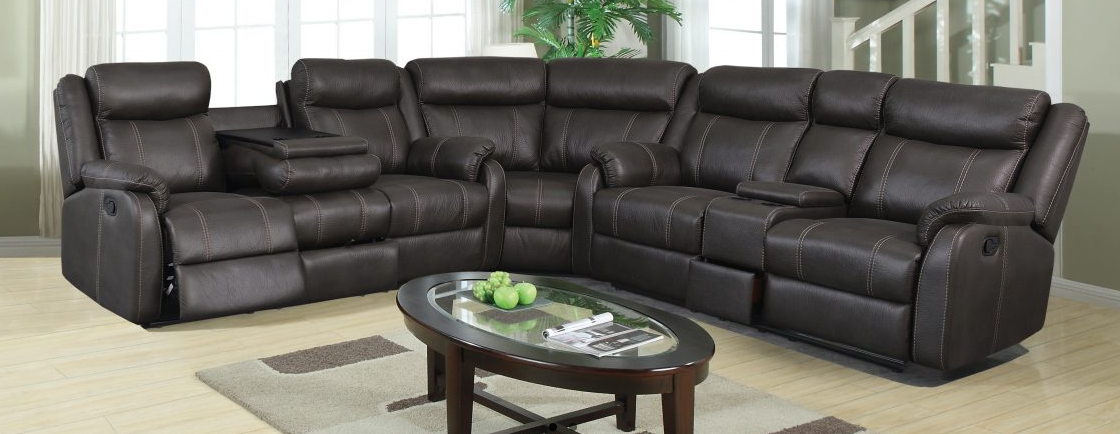 Gin Rummy CHARCOAL Sectional and Recliner