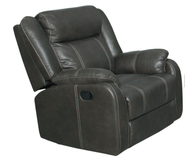 Gin Rummy CHARCOAL Sectional and Recliner