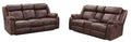 Buckskin Reclining Sofa and Loveseat
