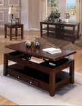 Lift Top Espresso Cocktail Table