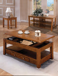 Lift Top Oak Cocktail Table
