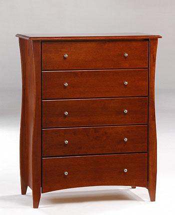 Clove Collection 6 Drawer Dresser, 5 Drawer Chest, Nightstand and Lingerie Chest