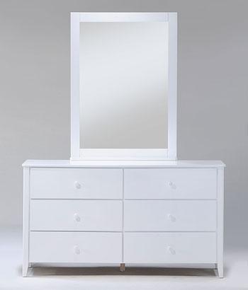 Zest Collection 4 drawer Chest, 6 Drawer Dresser, and 1 Drawer Nightstand